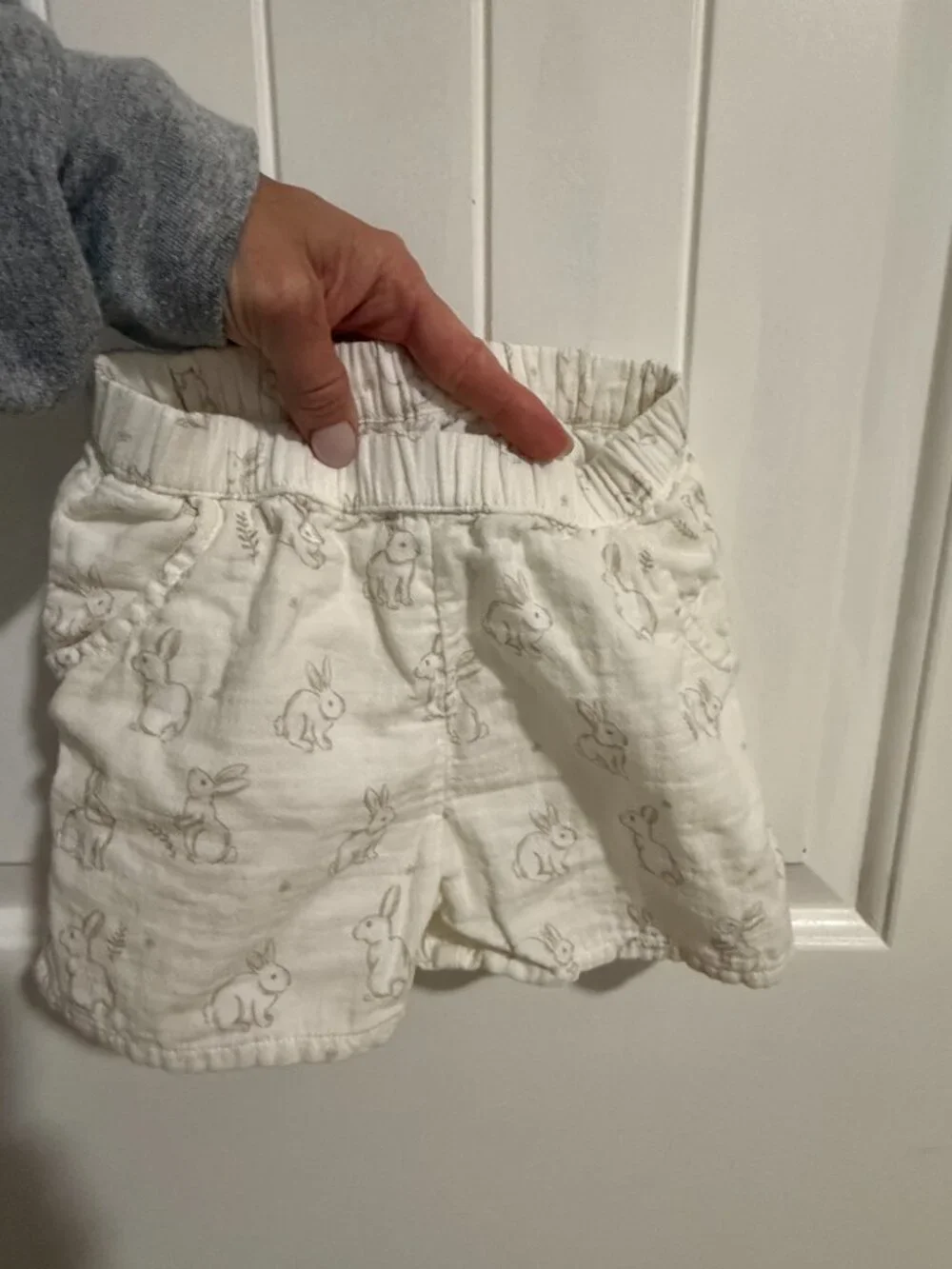 Little boys bunny matching set